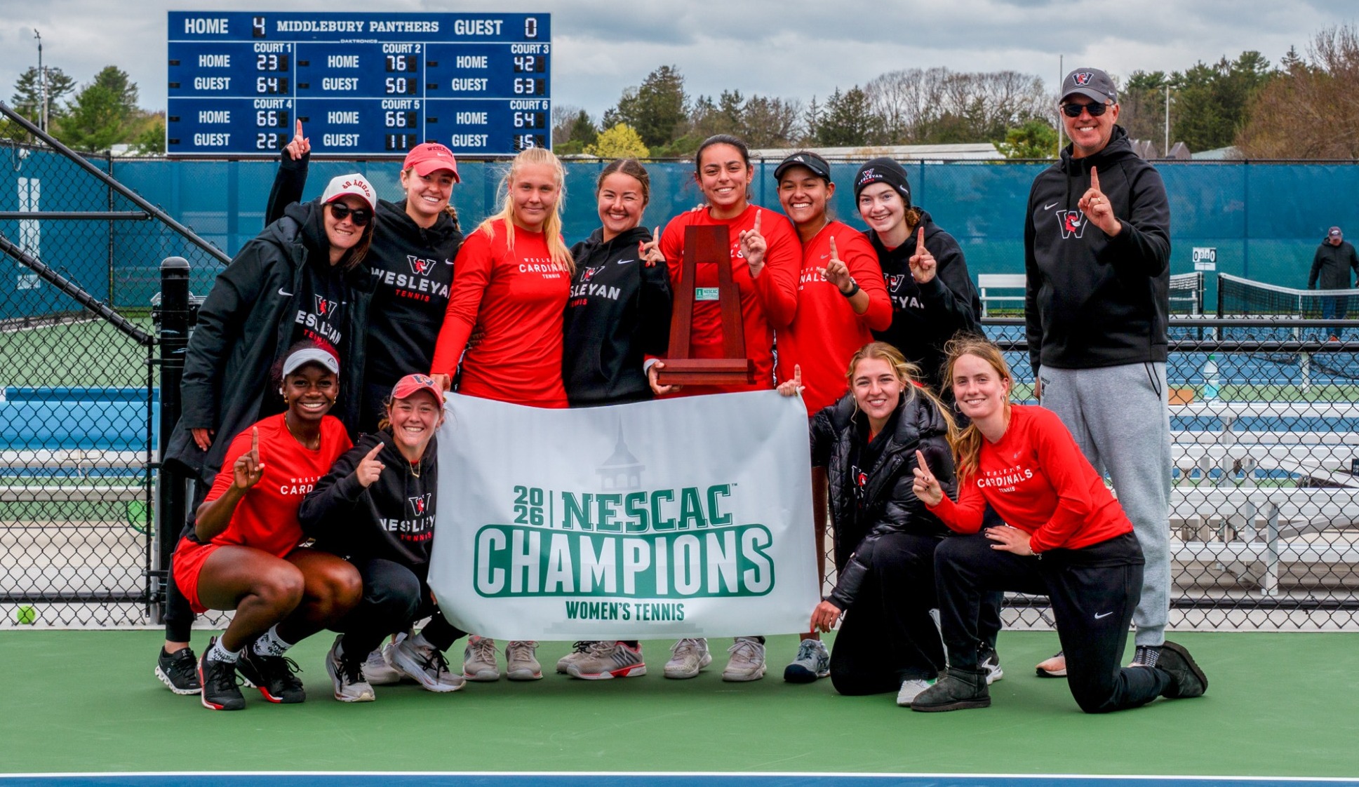2026 Women's Tennis NESCAC Champions