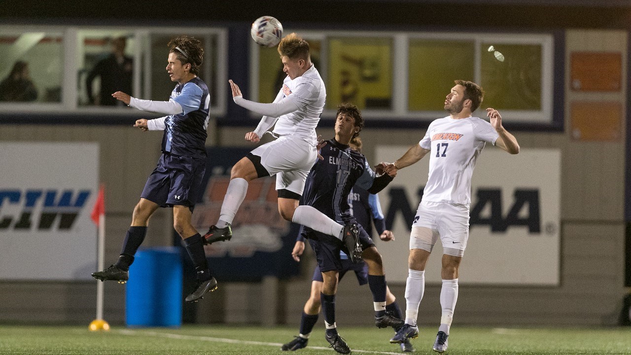 Thunder men's soccer and Elmhurst settle for a 00 draw Wheaton College Athletics