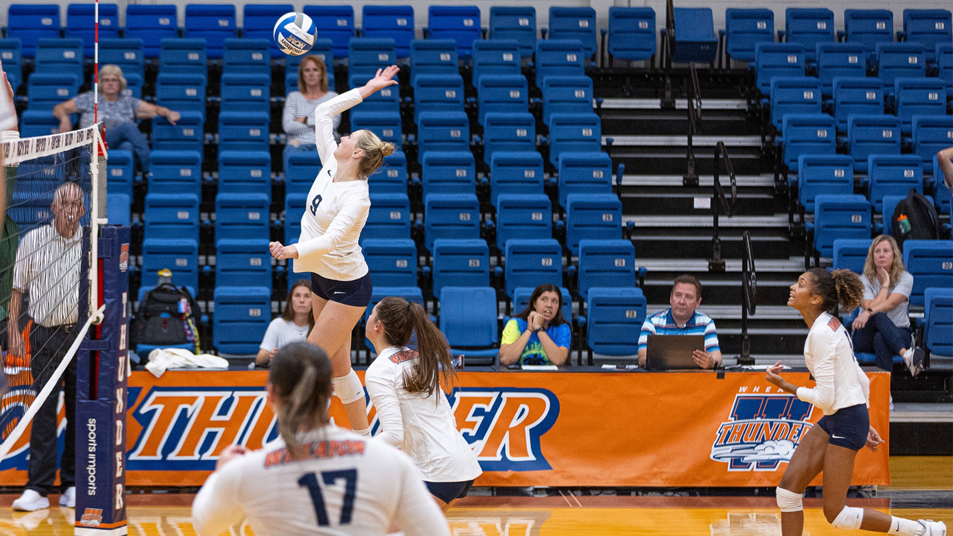 Wheaton volleyball opens CCIW play at Augustana Wheaton College Athletics