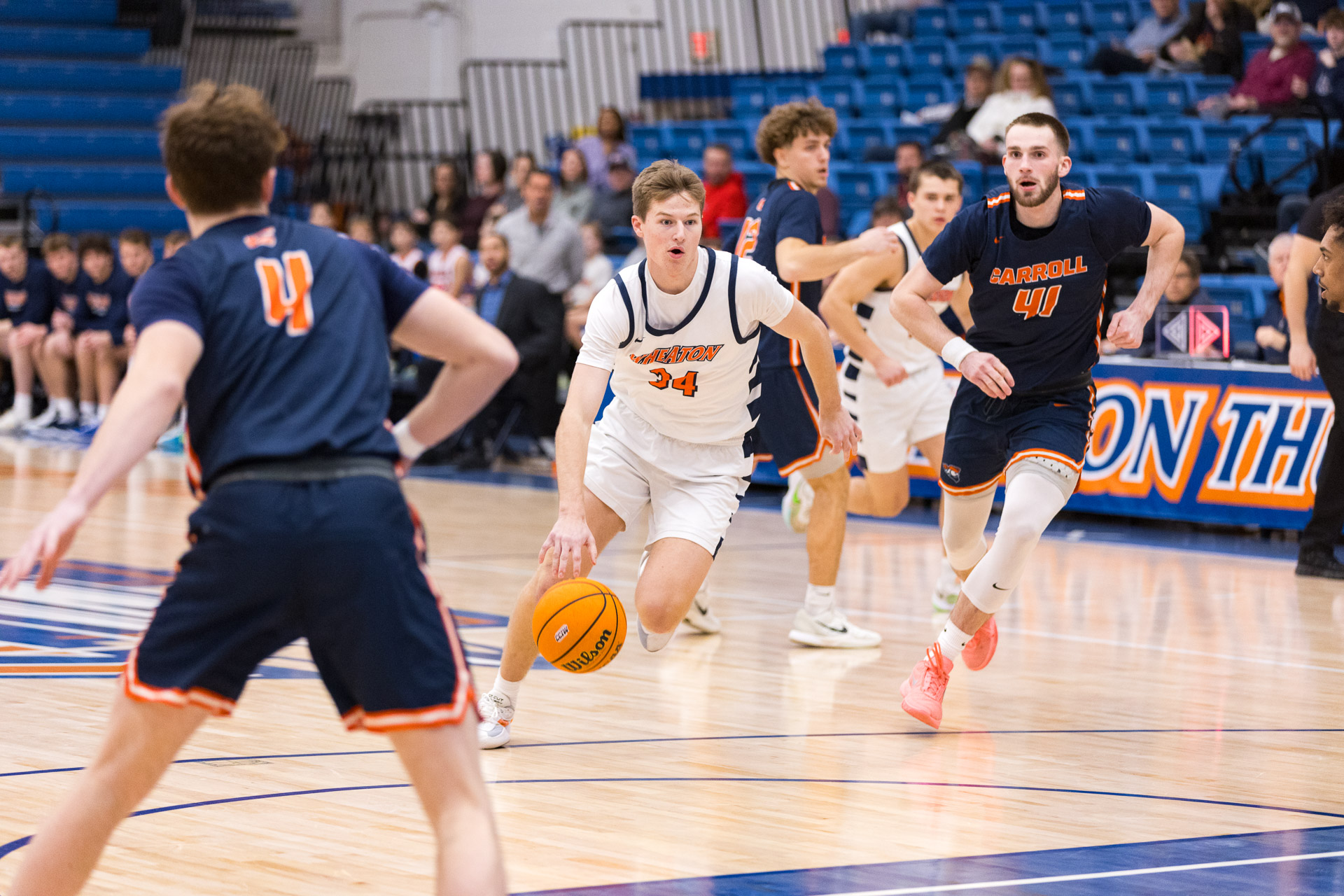 Wheaton College Men's Basketball vs Carroll (85-84)