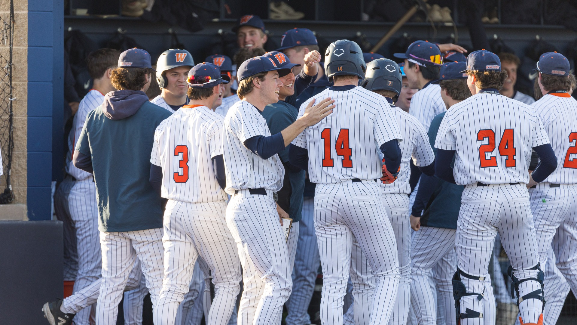 Baseball celebration