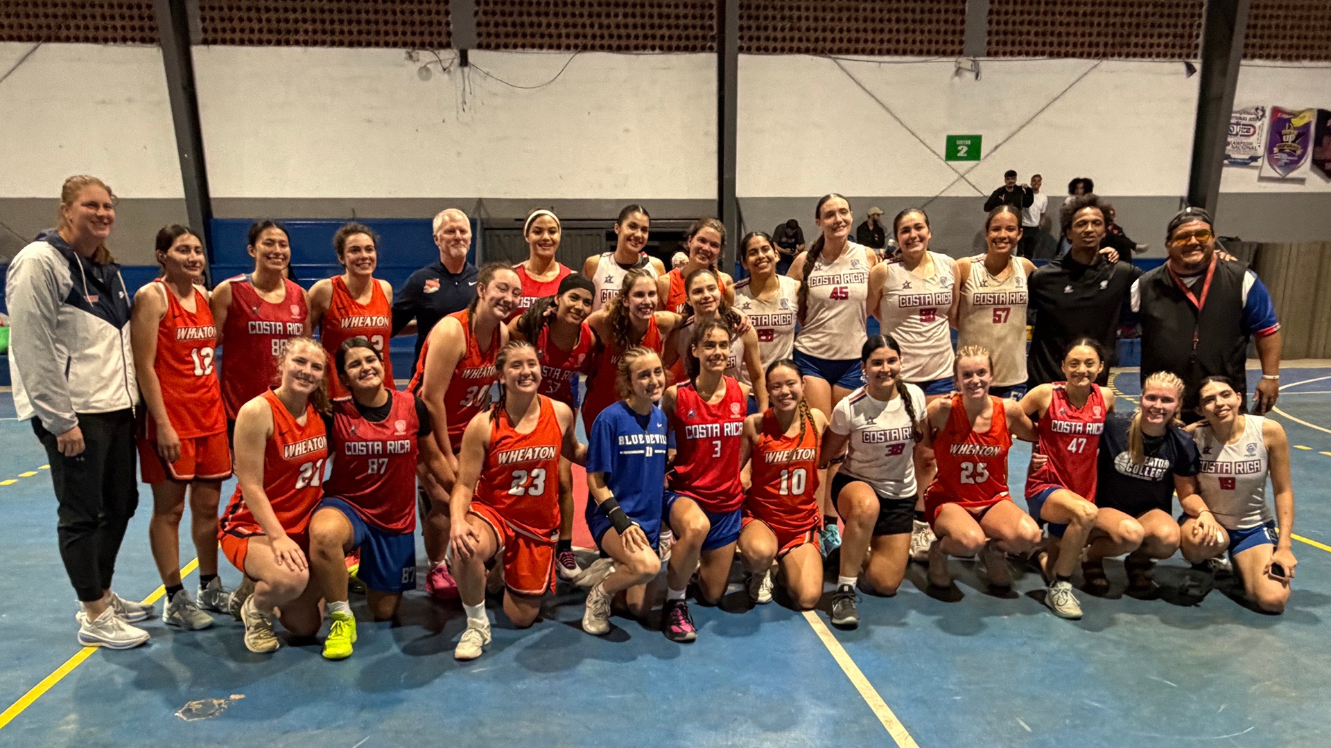 Wheaton Women's Basketball in Costa Rica