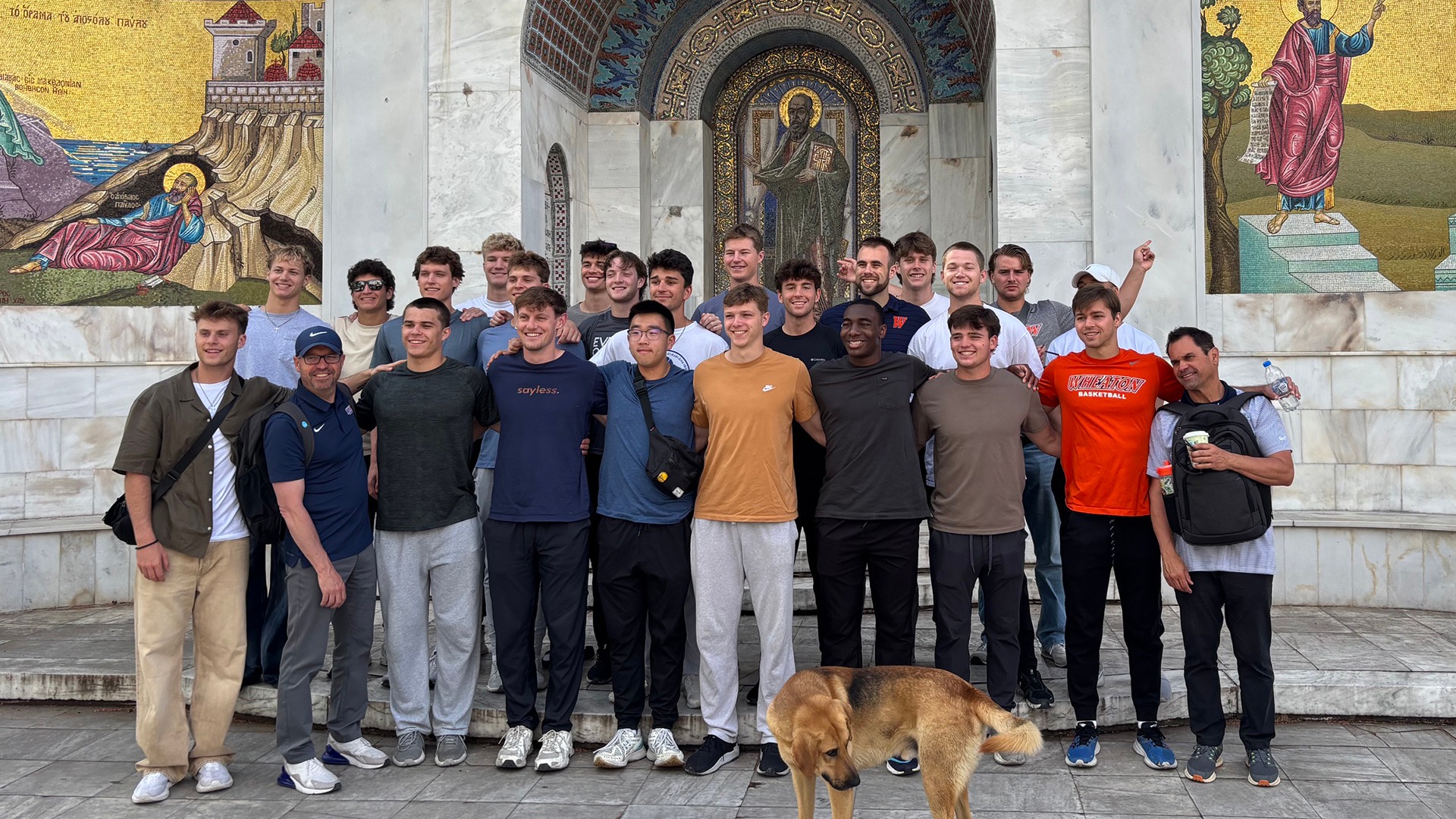 Wheaton Men's Basketball in Greece