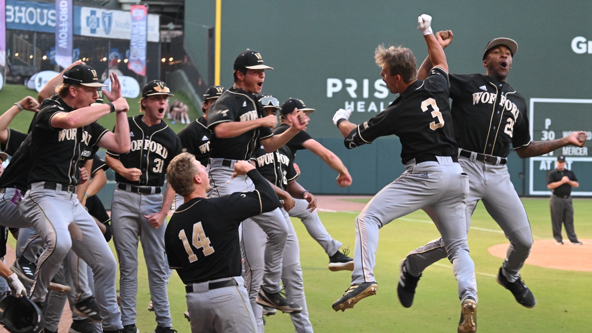 Baseball Outlasts Mercer in 1614 Marathon Wofford College Athletics