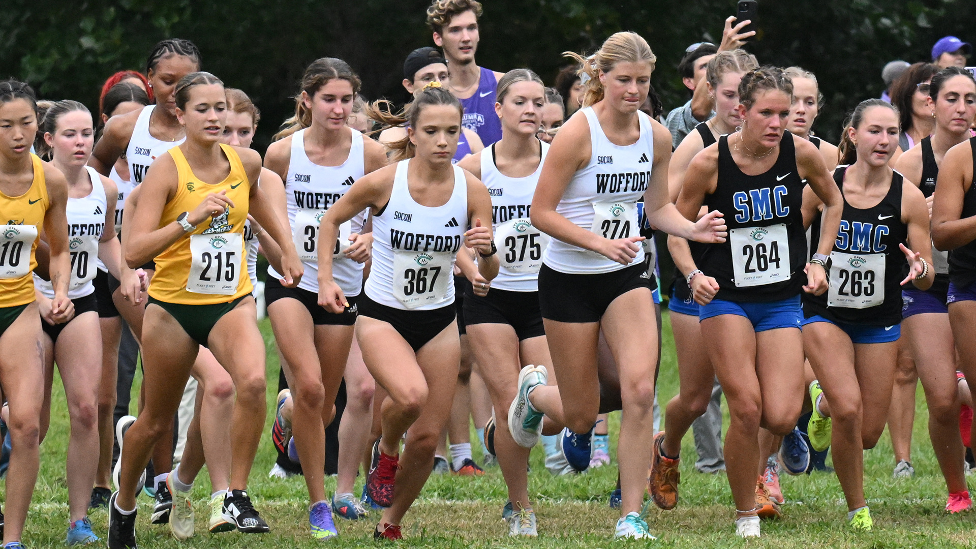 2024 Womens XC start Eye Opener