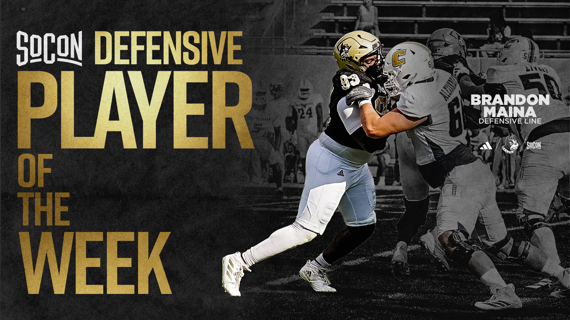 Brandon Maina SoCon POW 11-22-25