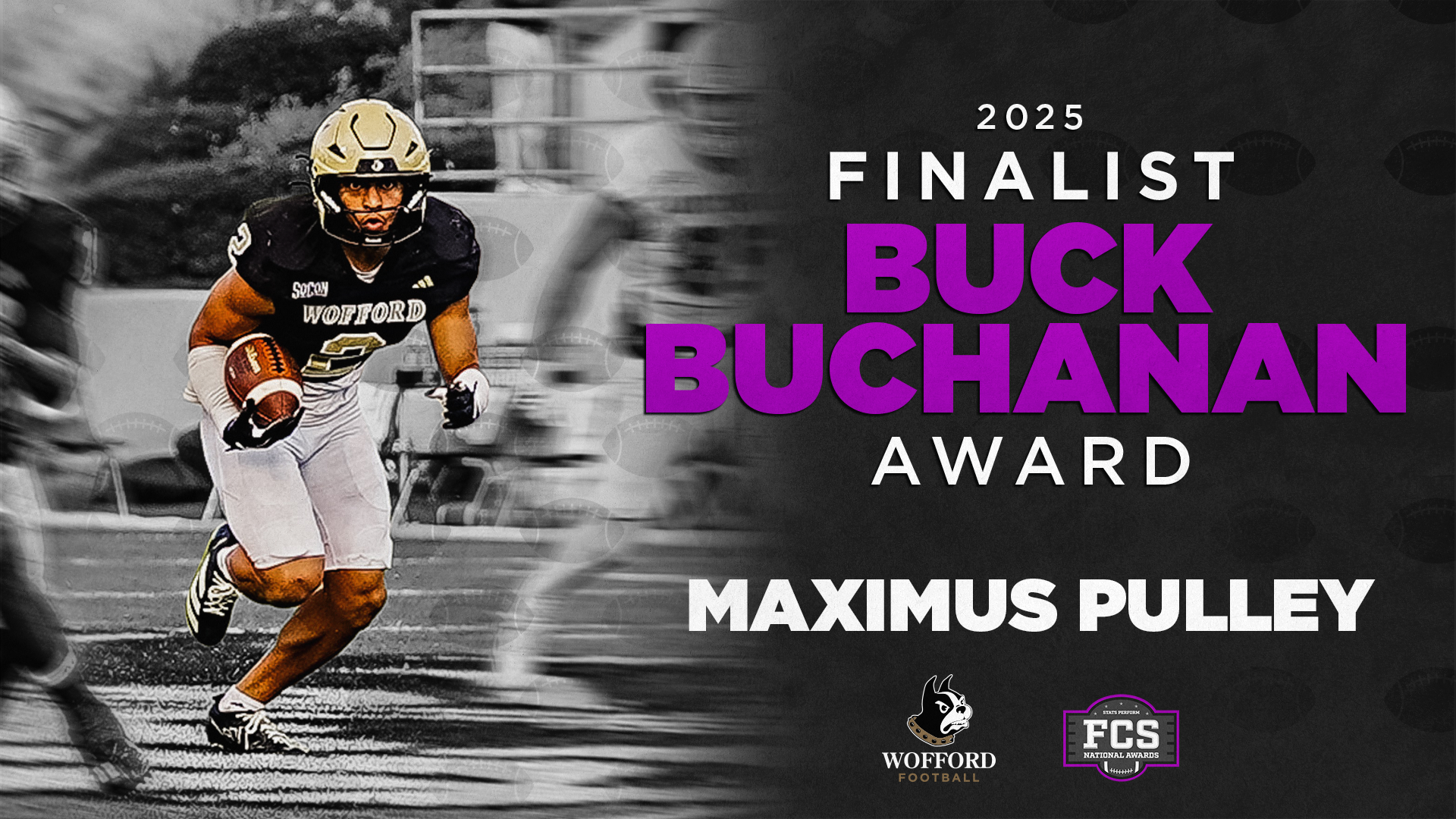 Maximus Pulley 2025 Buck Buchanan Award finalist