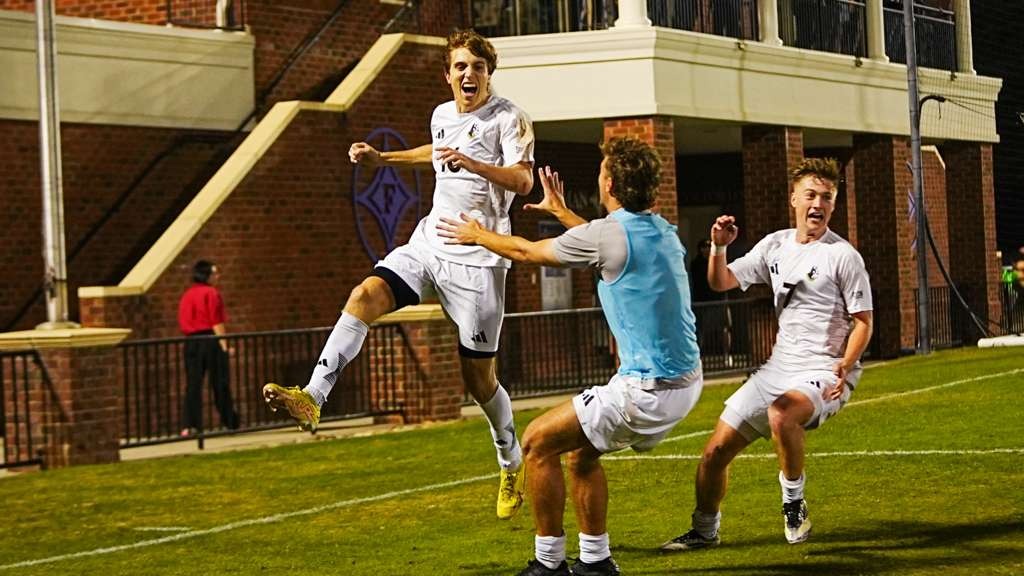 Declan Mettee celebration