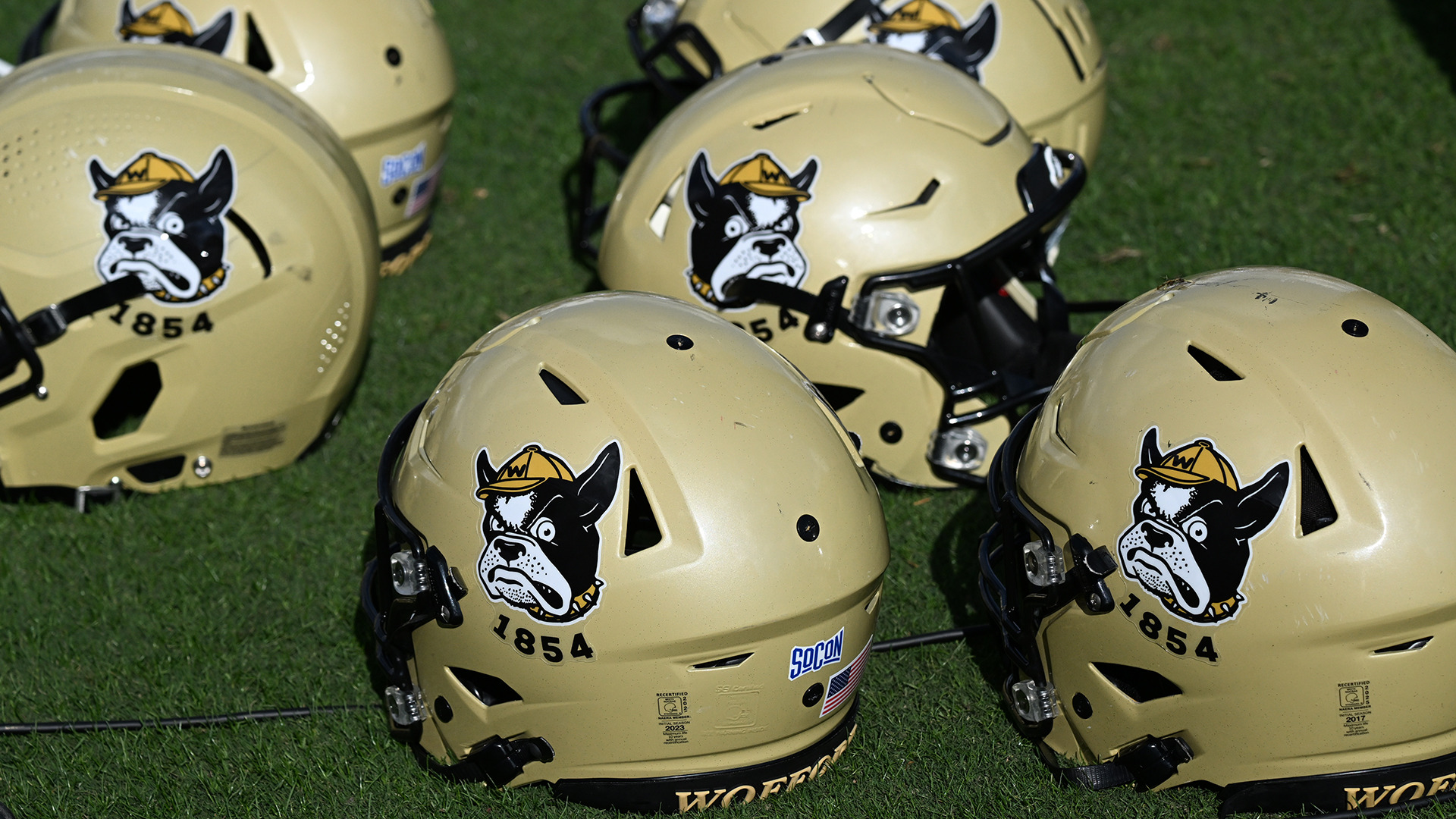 vintage football helmets 2025 vs Chattanooga