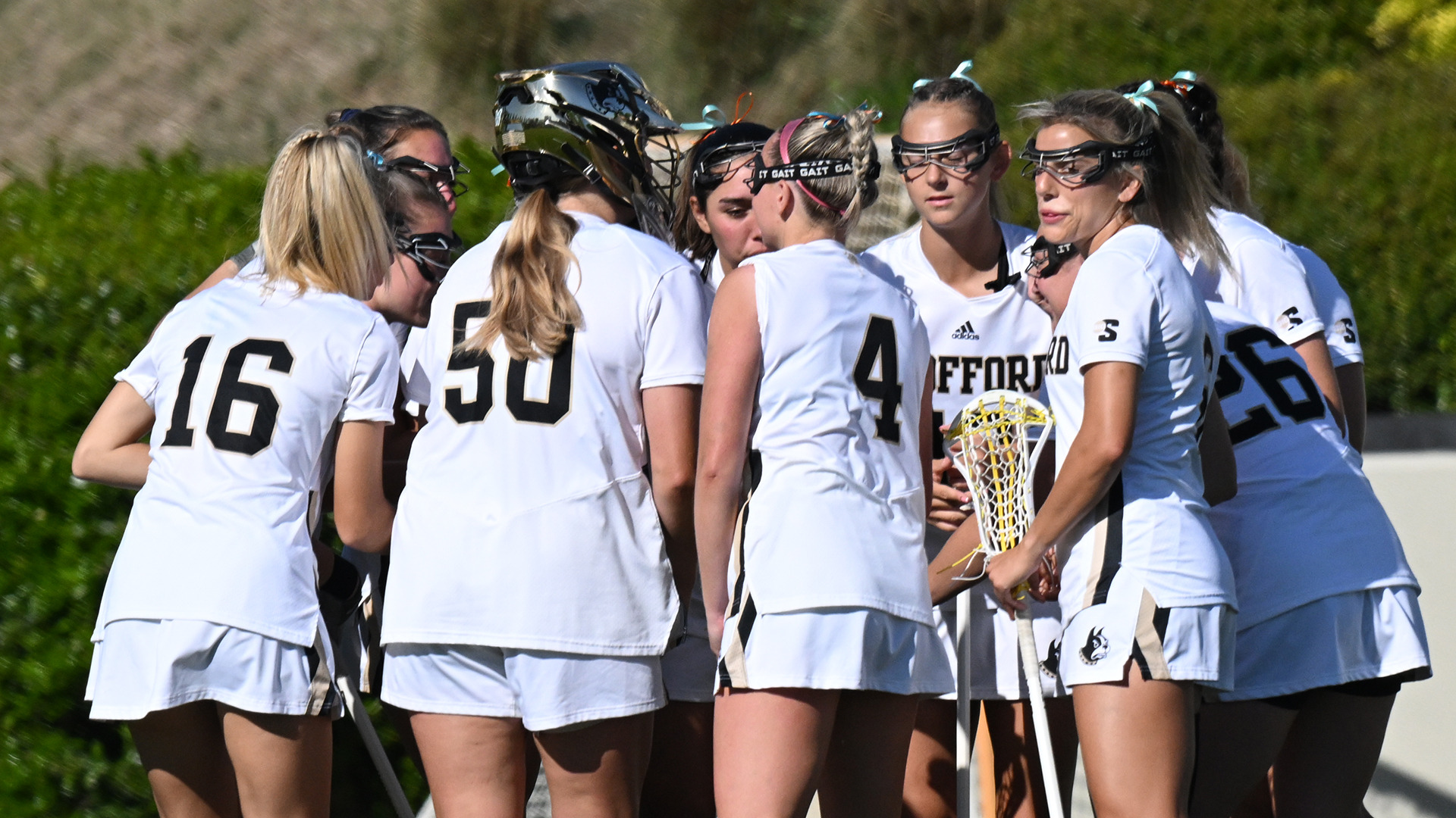 2025 WLAX huddle vs WINT