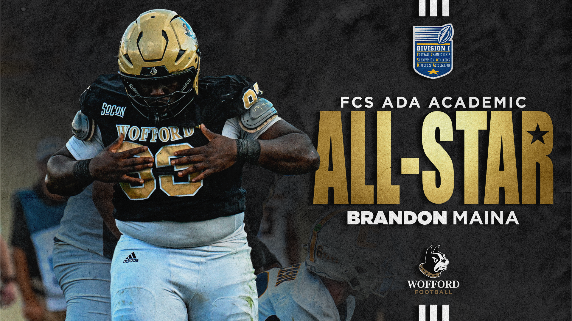 Brandon Maina FCS ADA Academic All Star 2025