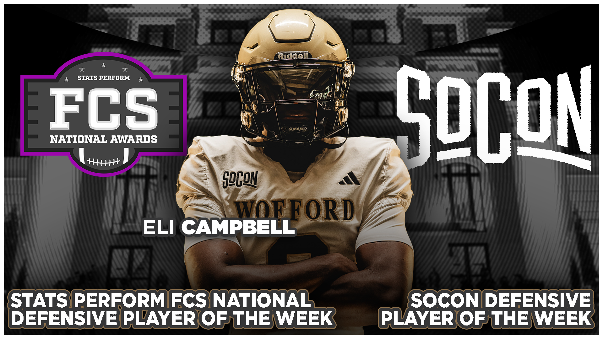 Eli Campbell SoCon POW 10-12-2026