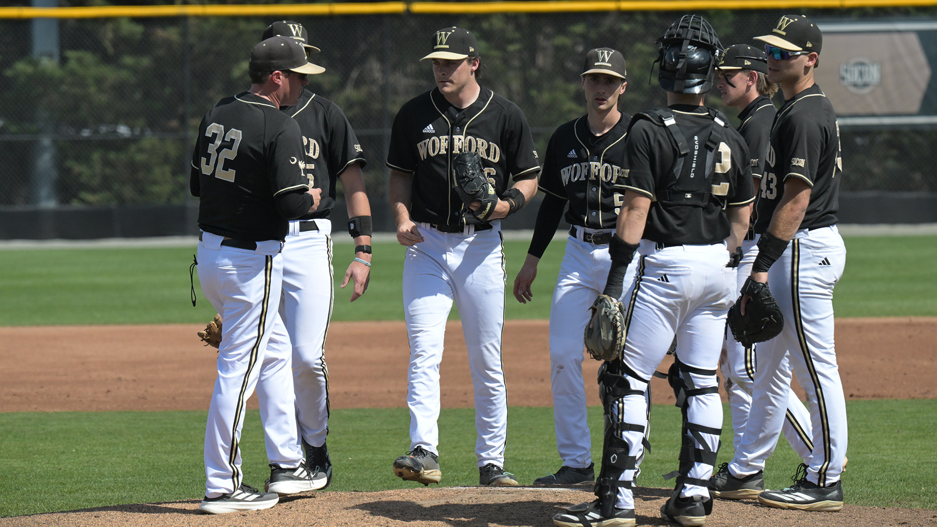 Champ Davis mound meeting 2026 vs Princeton