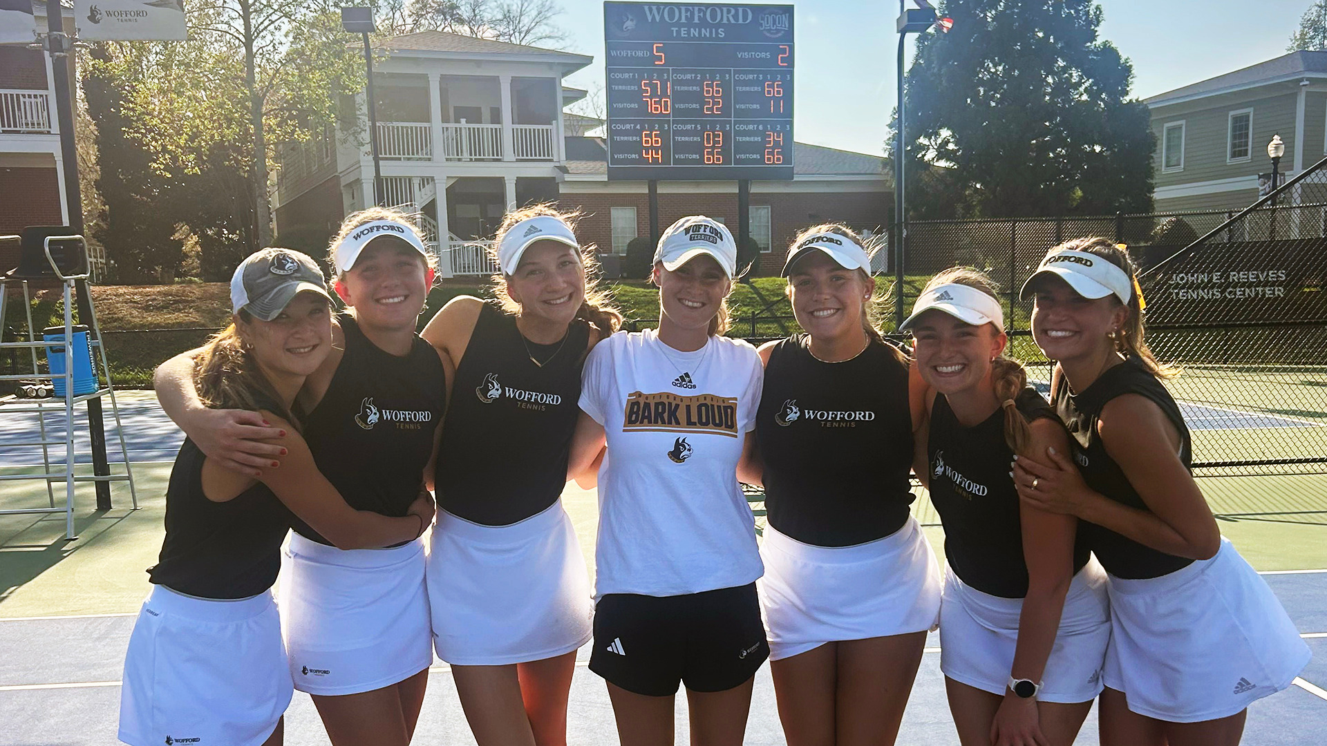 Womens tennis win over UNCG 2026