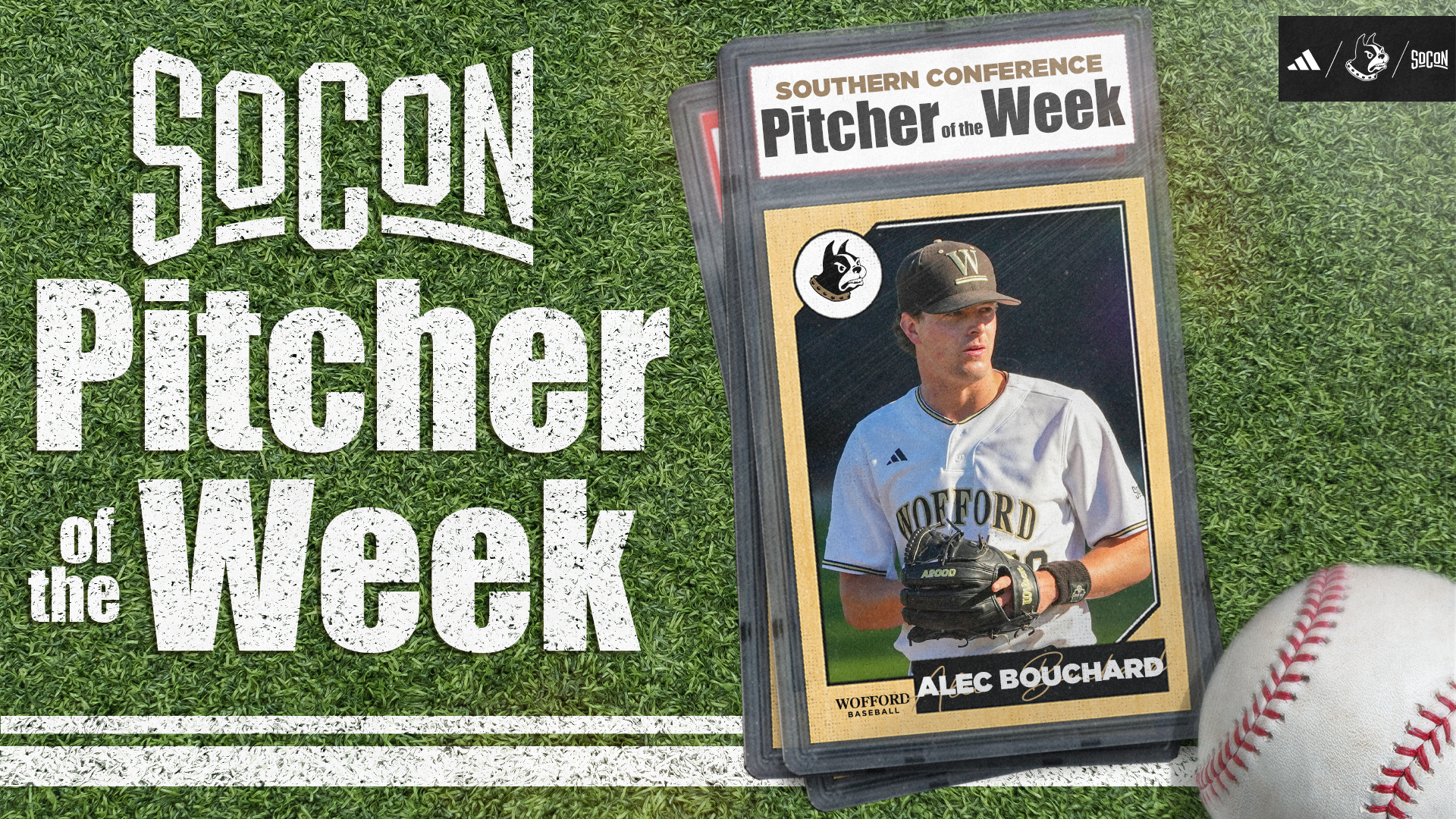 bouchard SoCon pitcher of the week