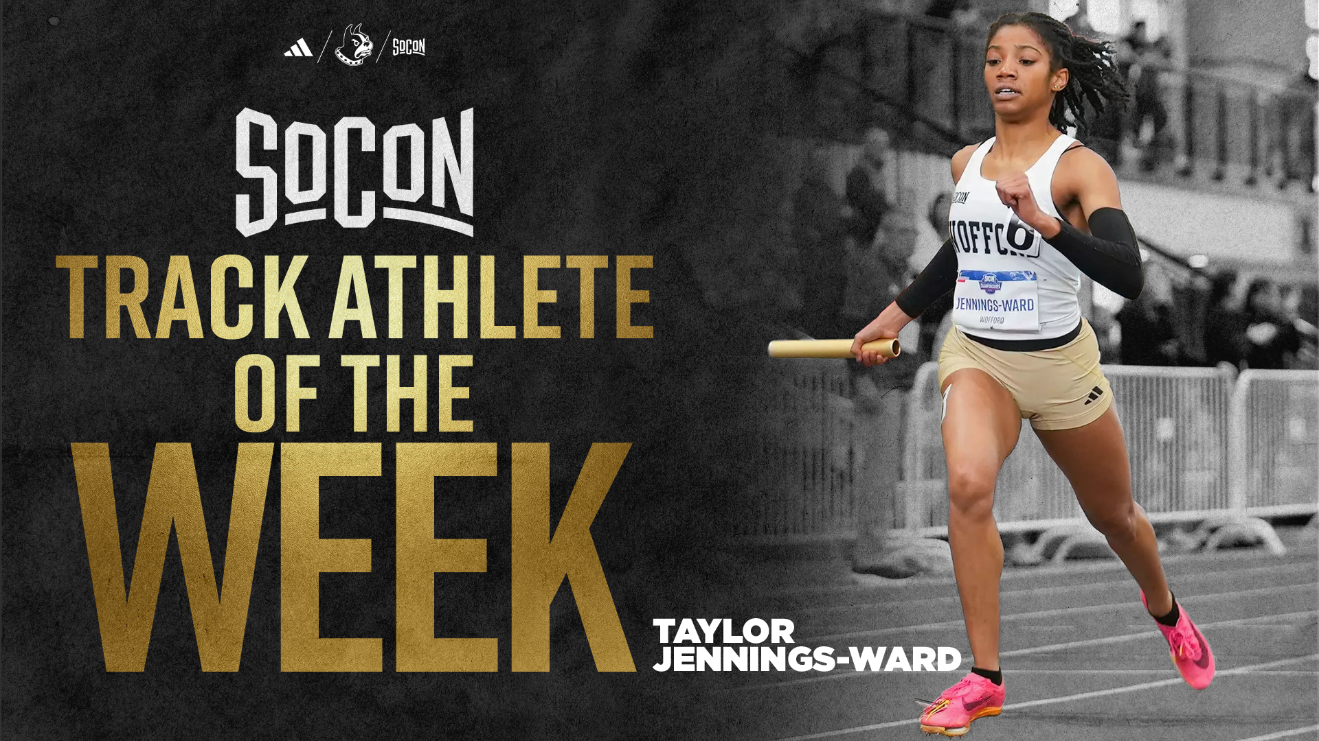 SoCon Track Athlete of the Week Jennings-Ward 2026