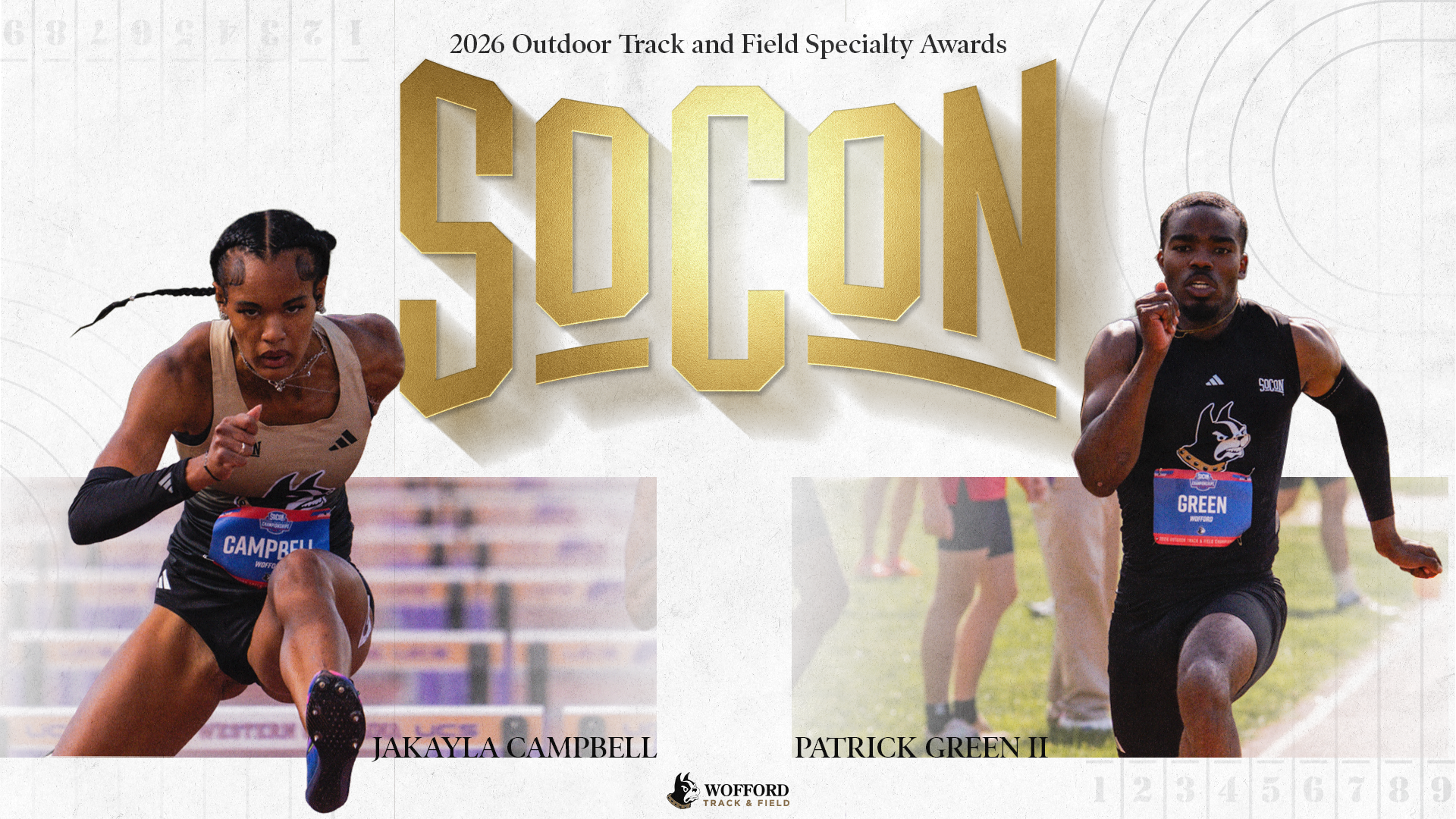 2026 SoCon Outdoor Track and Field Awards