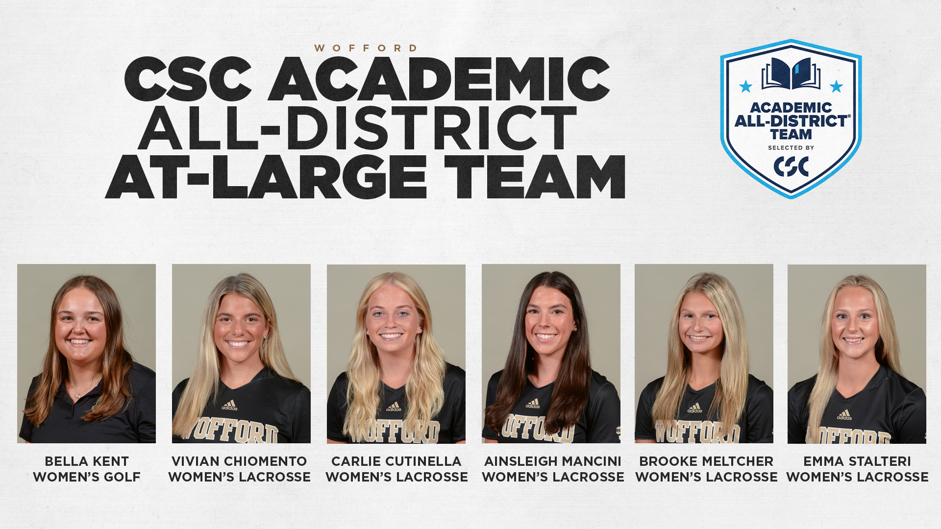 2026 CSC Academic All-District Women At Large