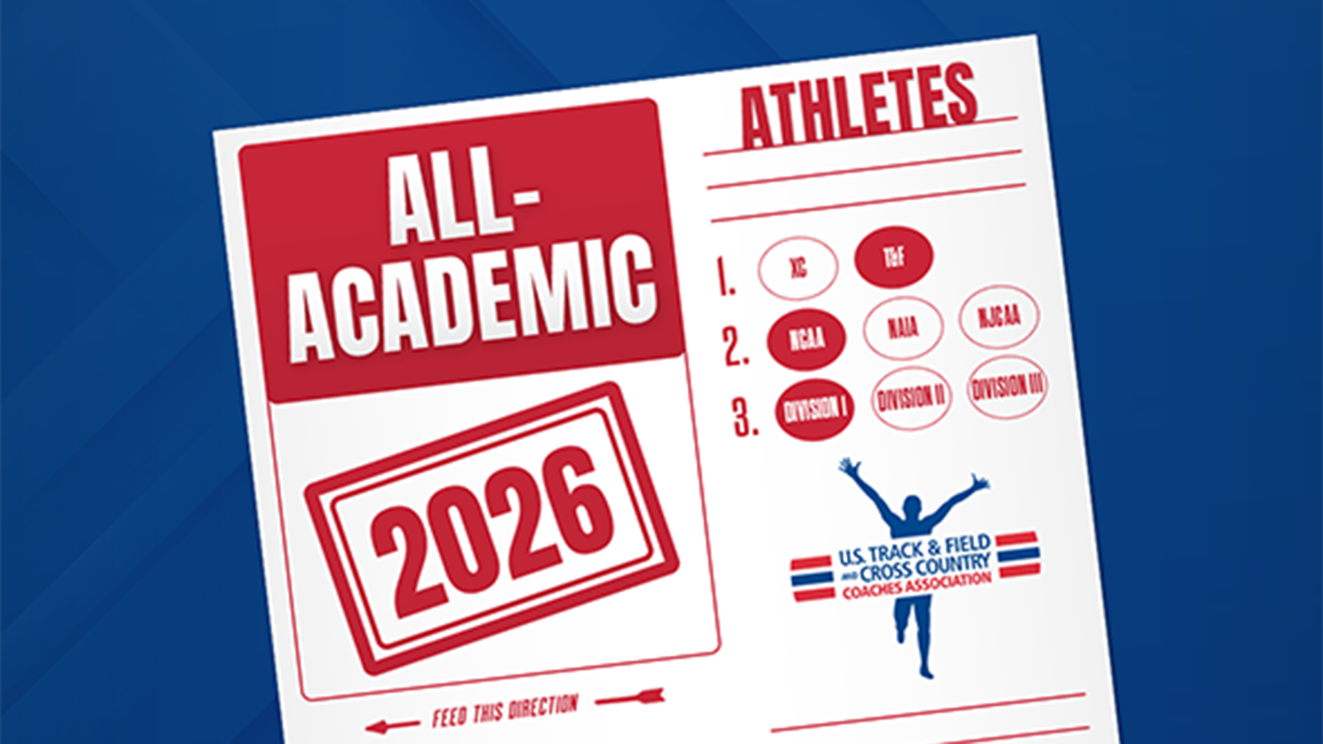 2026 Track academic team logo