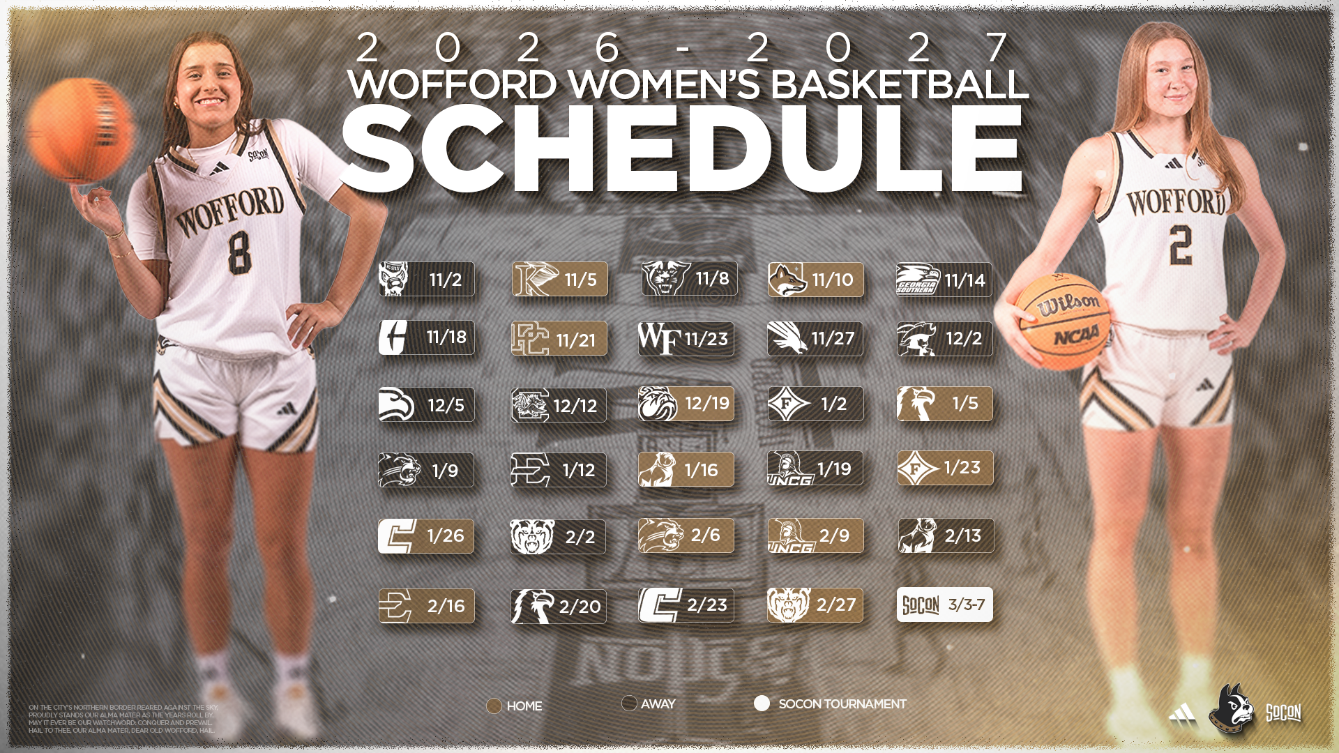 WBB schedule correct