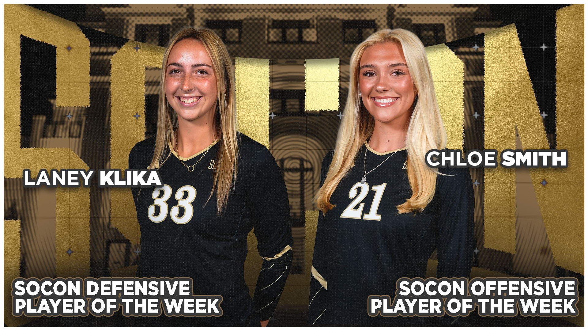 Klika, Smith SoCon POTW 9-14