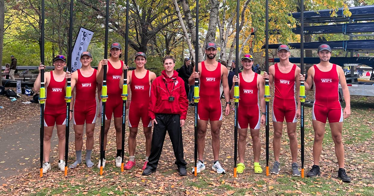 WPI Men's Rowing Posts Two Strong Showings at Prestigious Head of the