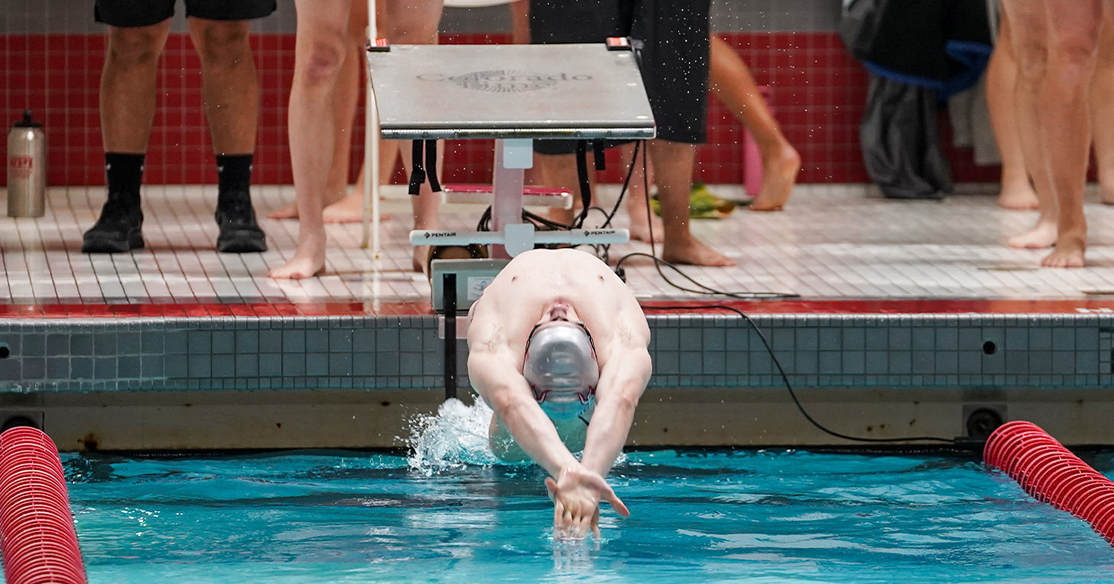 Men's Swimming and Diving Bests Brandeis in Quad Meet Worcester