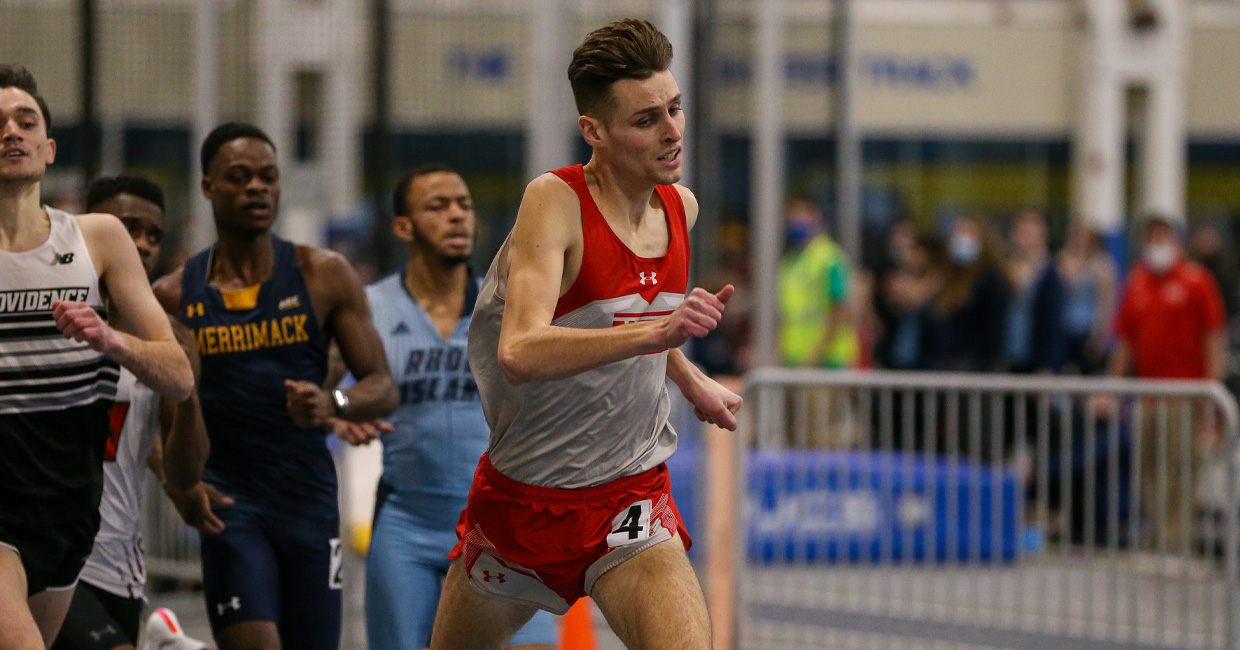24 Men's Track & Field Takes Ninth at New England Championships