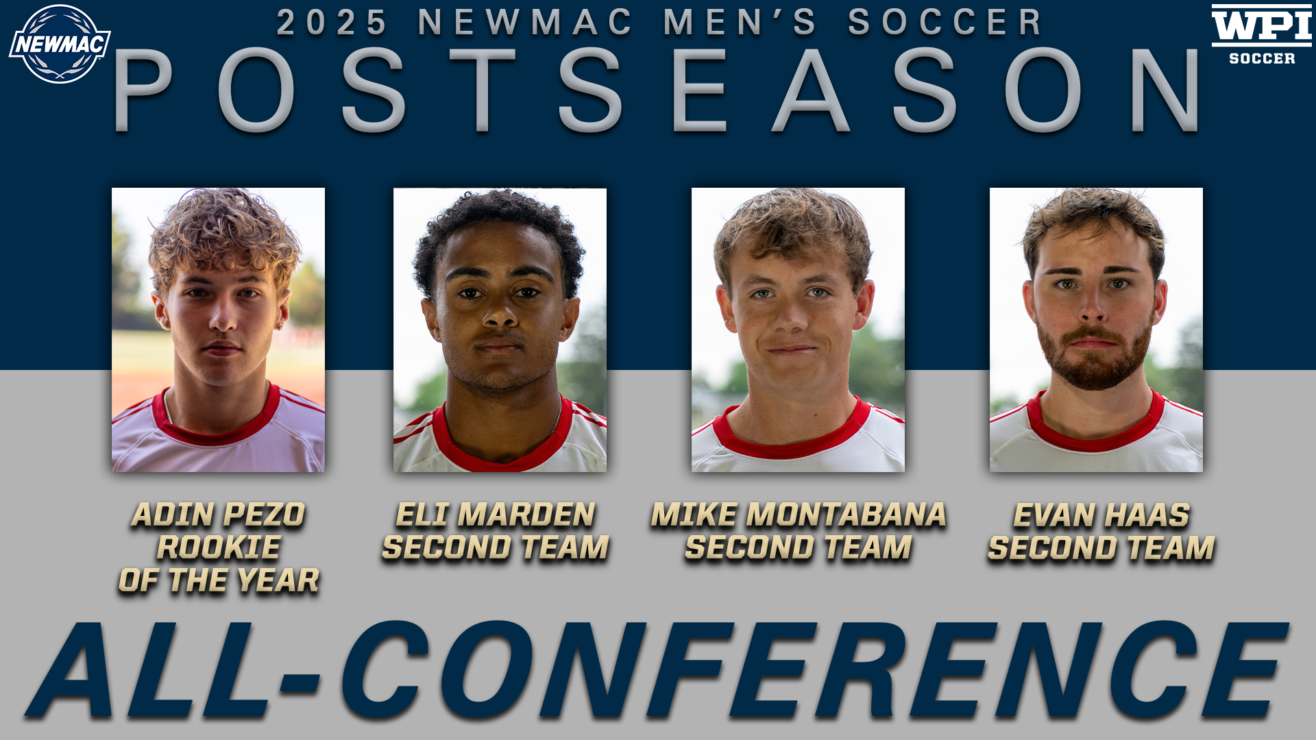 NEWMAC Postseason Awards-WPI Men's Soccer-2025