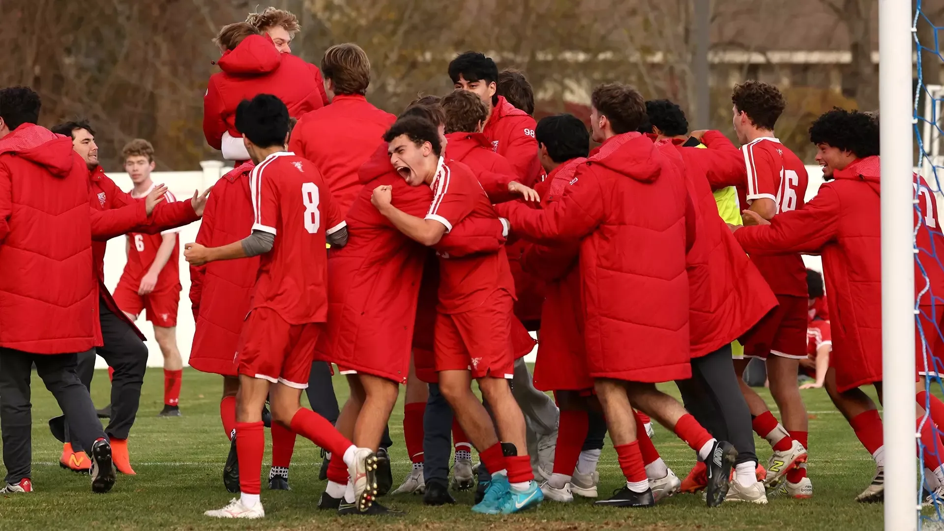 Team Celebration-WPI Men's Soccer-2025