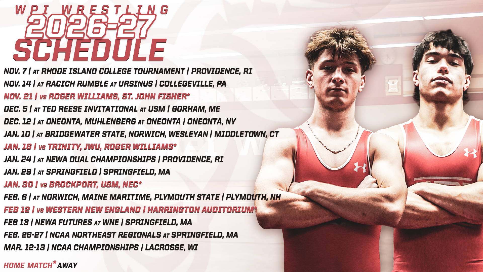  Schedule Release-WPI Wrestling-2026-27