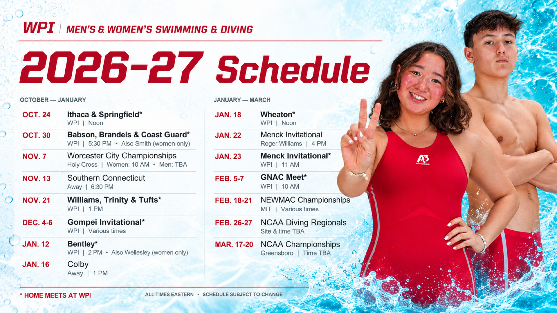Schedule Release-WPI Swimming & Diving-2026-2027