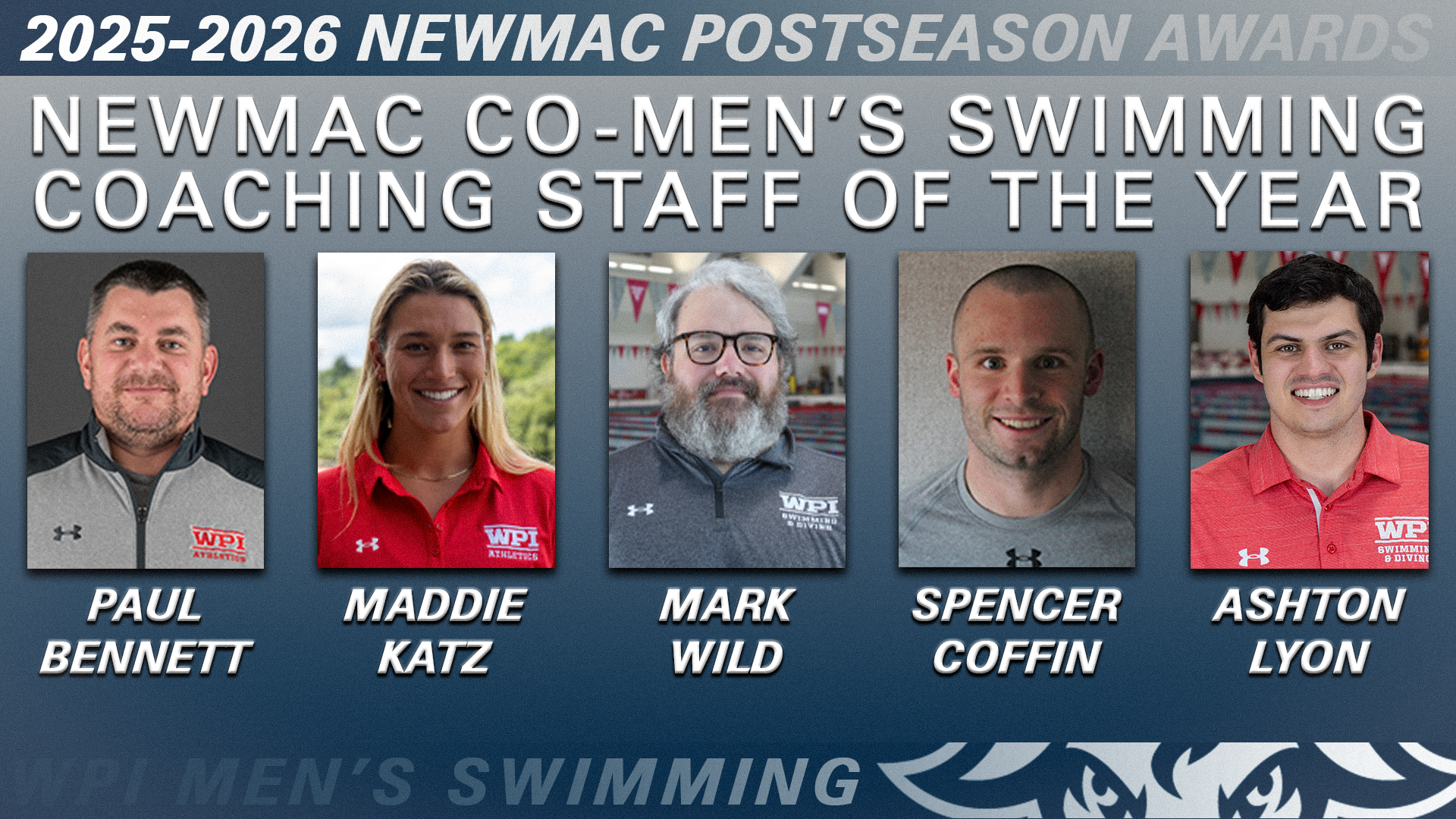 NEWMAC Co-Coaching Staff of the Year-WPI Swimming & Diving-2025-2026