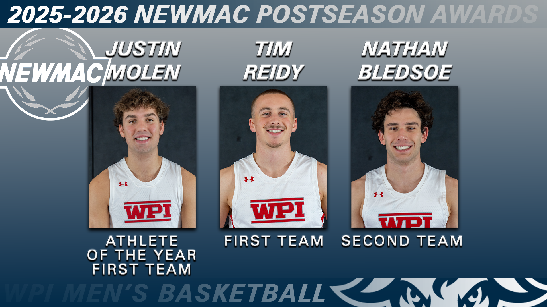 NEWMAC Postseason Awards-WPI Men's Basketball-2025-2026