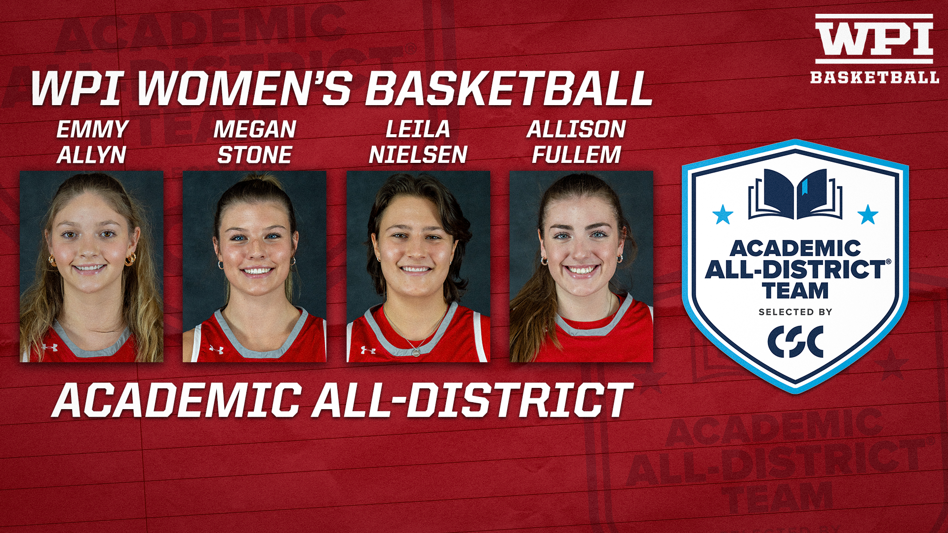 College Sports Communicators Academic All-District-WPI Women's Basketball-2026