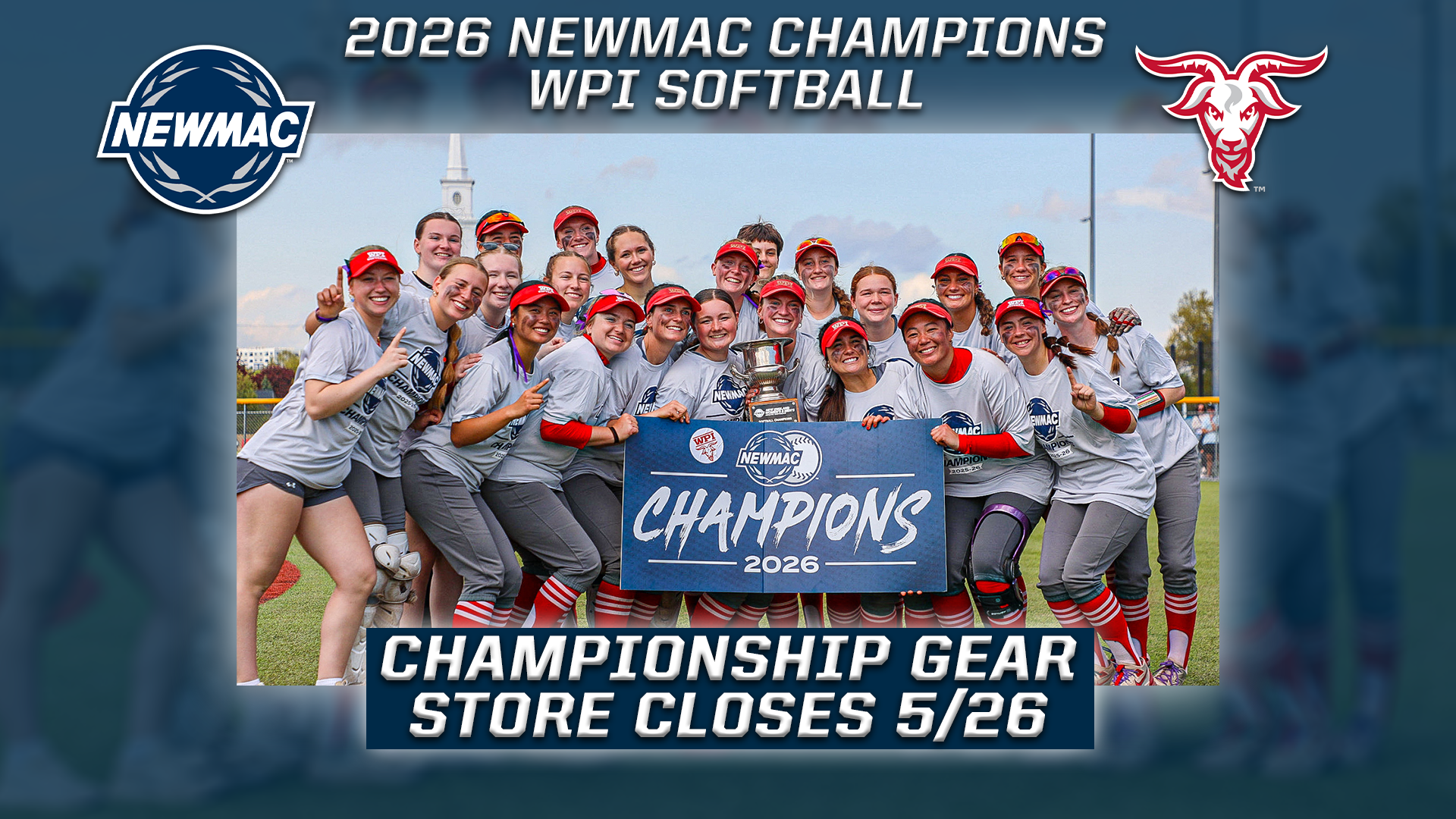 NEWMAC Softball Championship Store-WPI Softball-2026