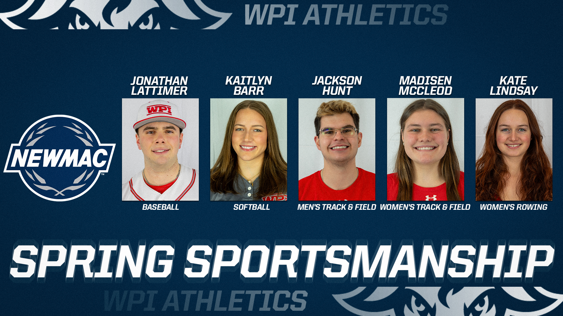 NEWMAC Spring Sportsmanship-WPI Athletics-2026