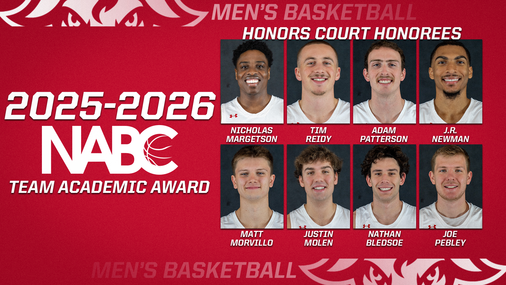 NABC Team Academic Award-Honors Court-WPI Men's Basketball-2025-2026