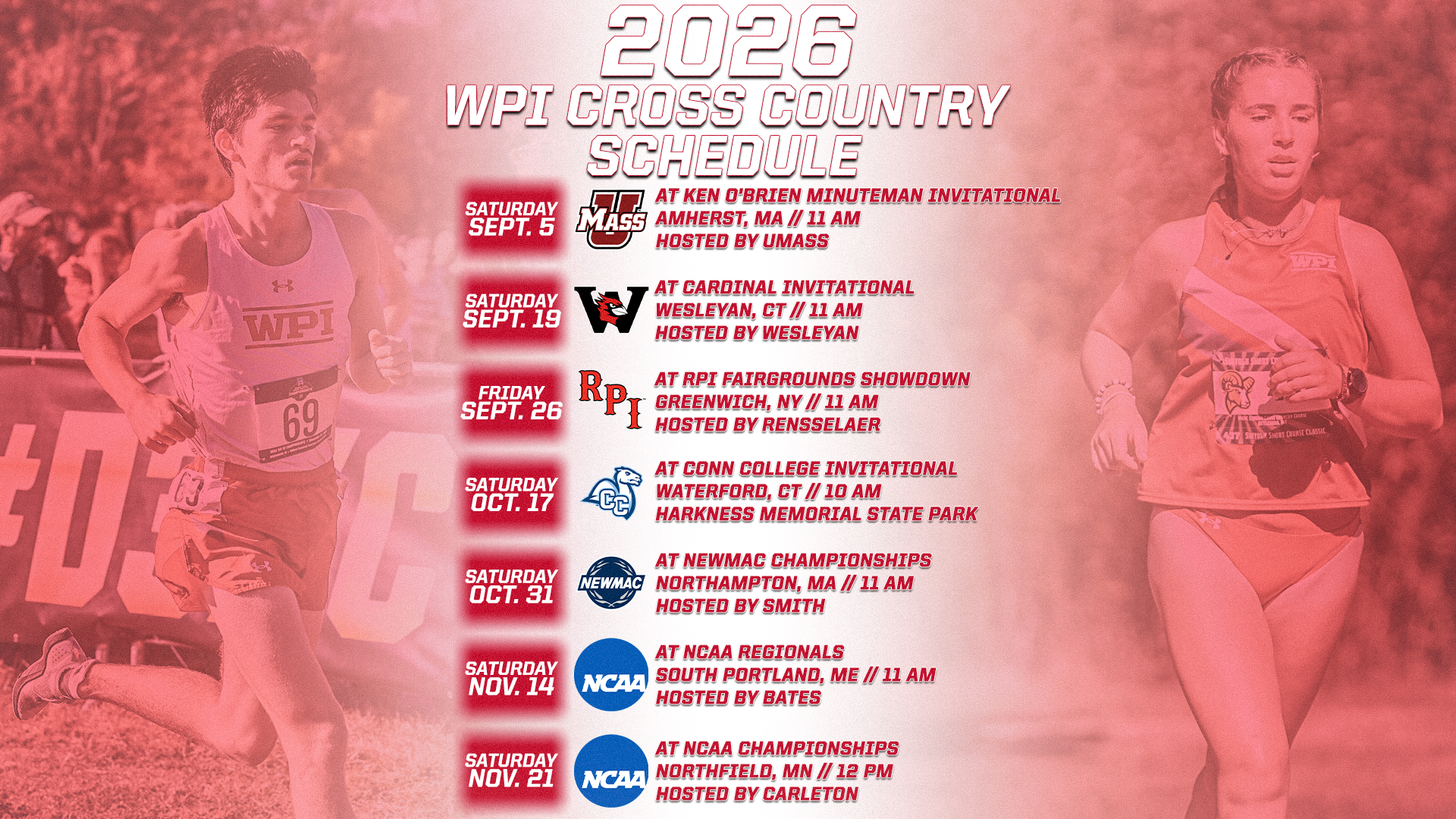 Schedule Release-WPI Cross Country-2026