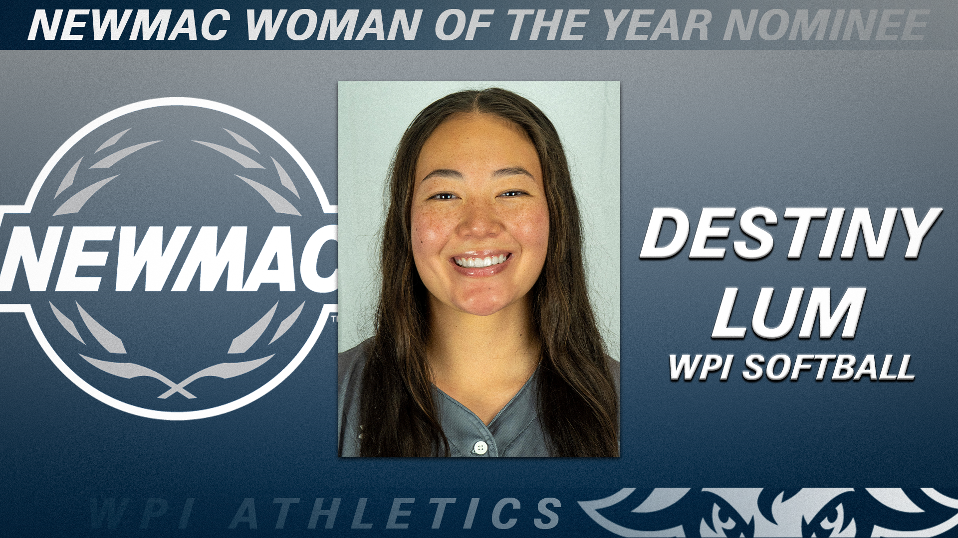 NEWMAC Woman of the Year Nominee-WPI Softball-2026