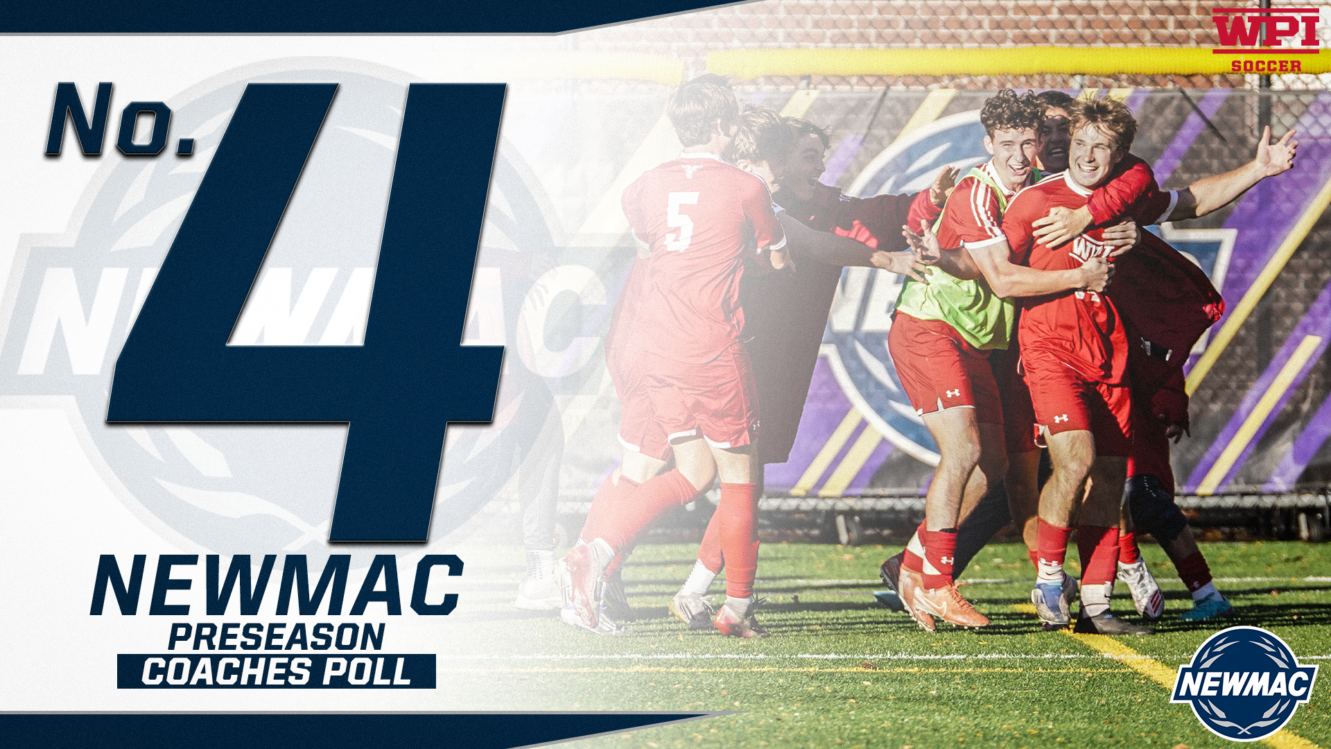 NEWMAC Preseason Coaches Poll-WPI Men's Soccer-2026