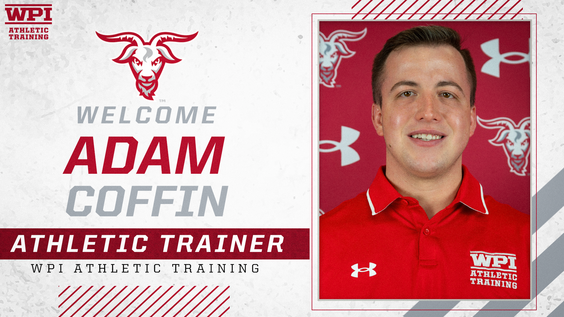 Welcome Adam Coffin-WPI Athletic Training-2026