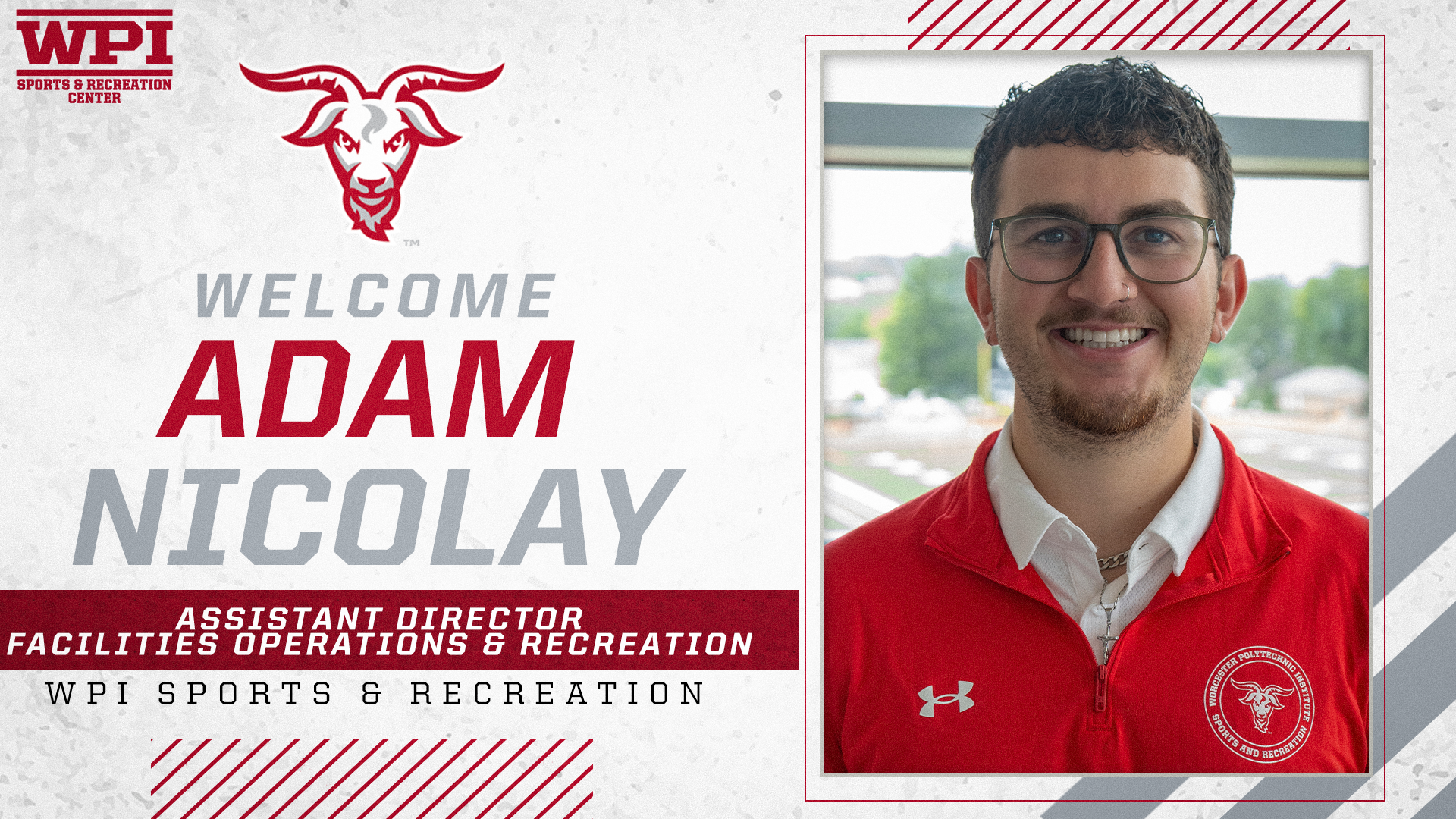 Welcome Adam Nicolay-WPI Athletics-2026