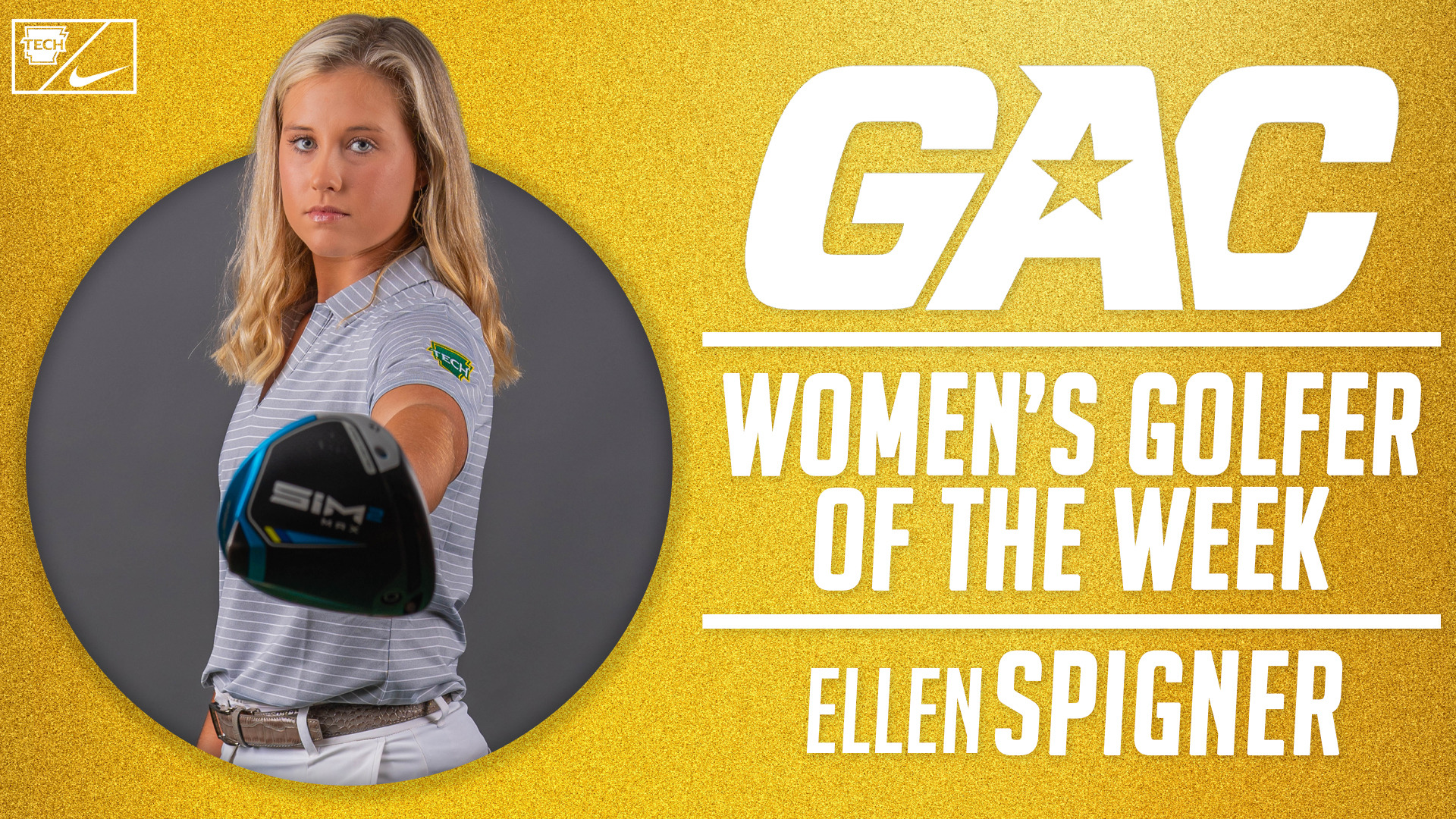 Ellen Spigner GAC Women's Golfer of the Week (2025-26)