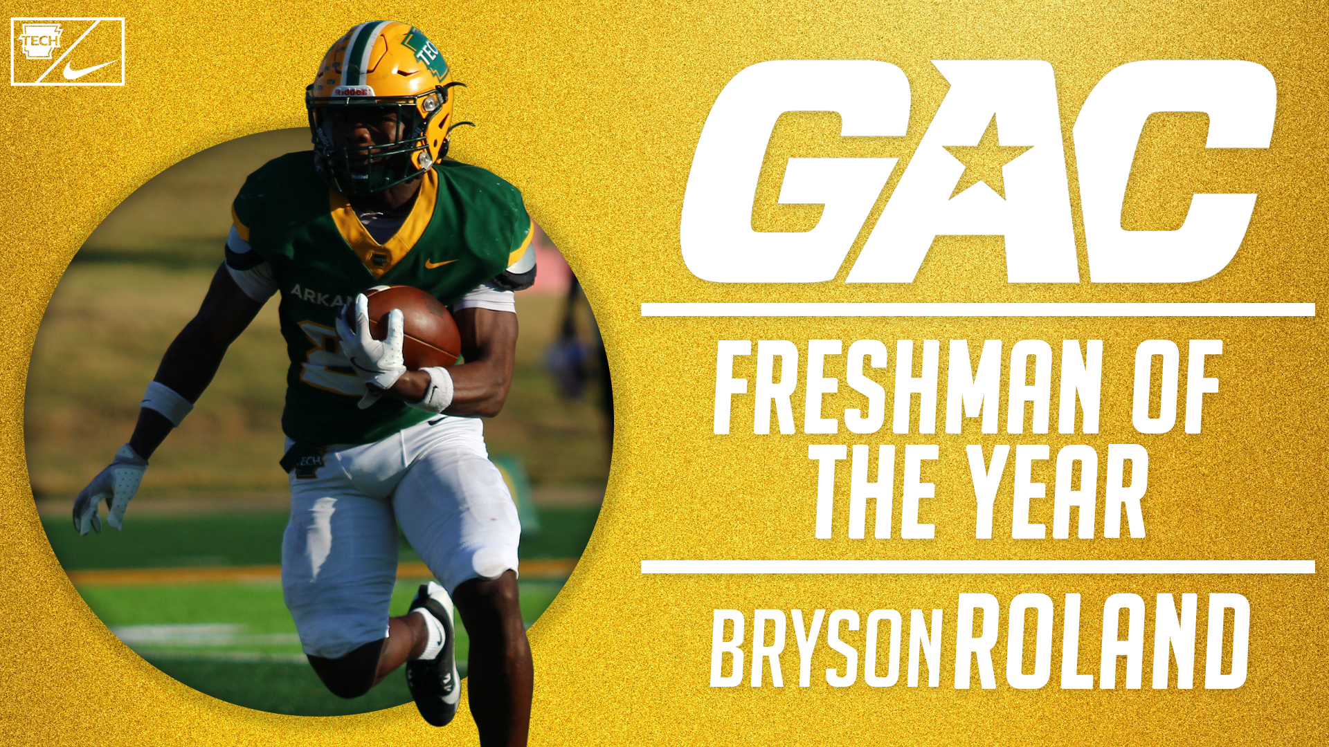 Bryson Roland GAC Freshman of the Year