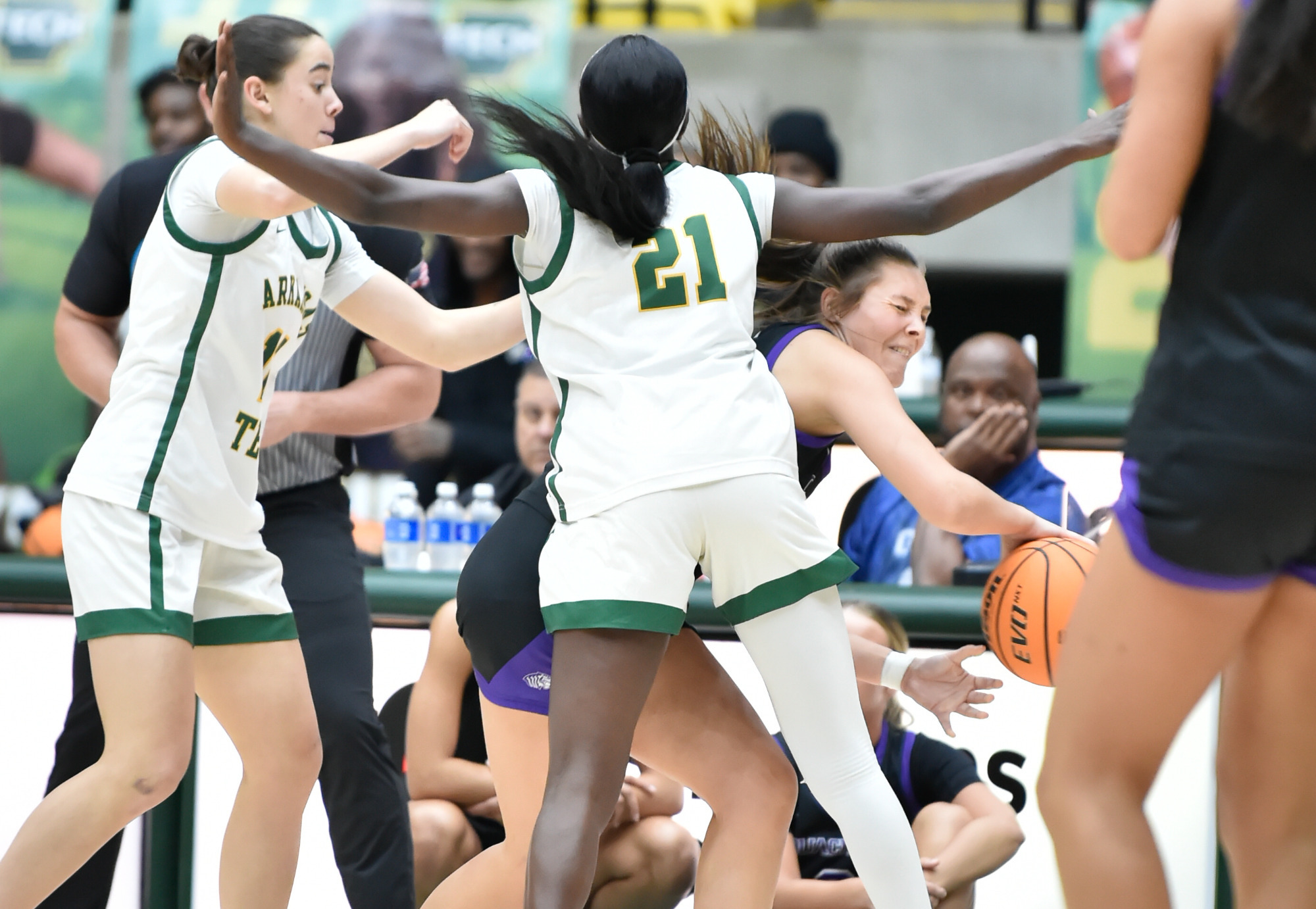 Young and Leime defense vs. Ouachita