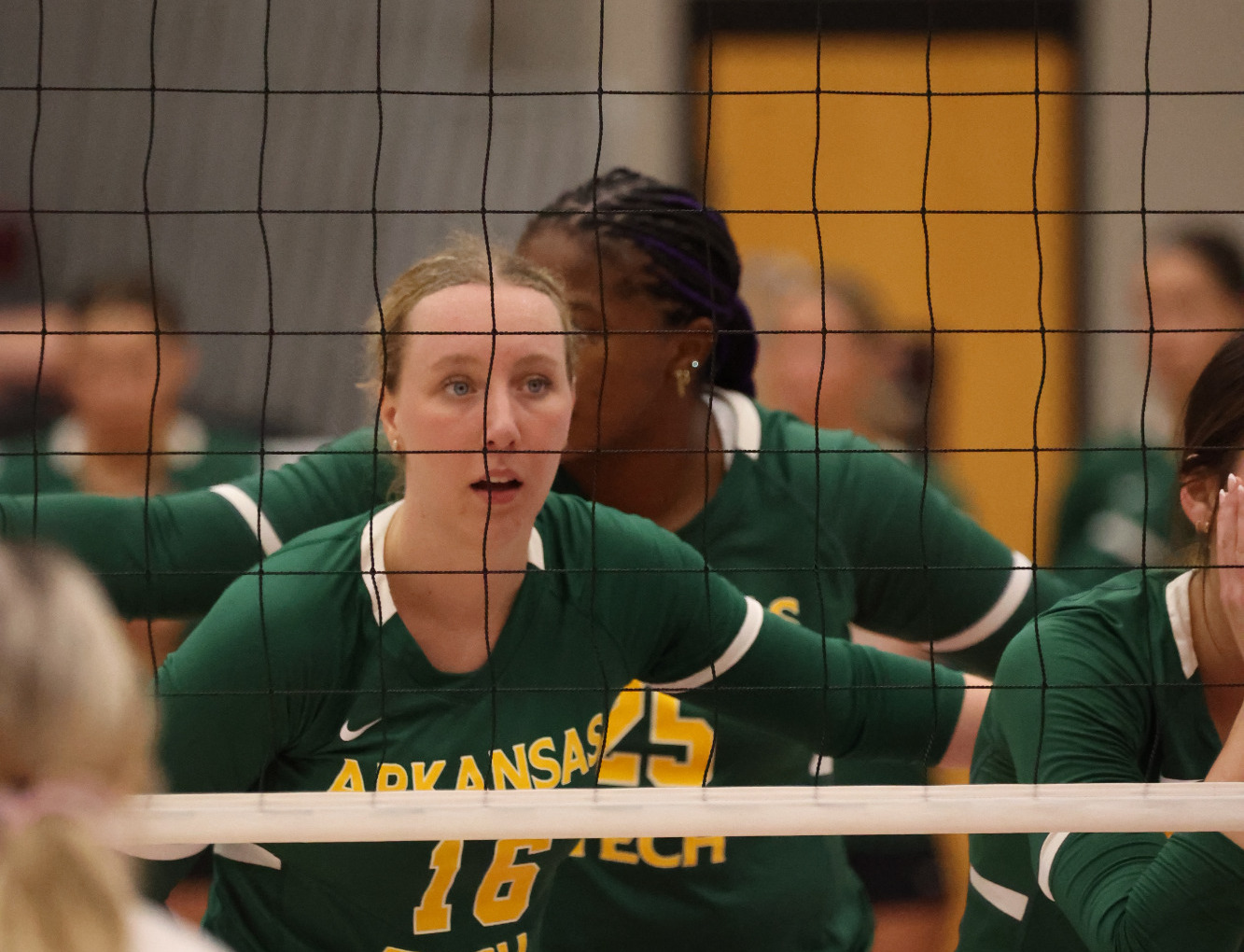 Madison Crum through net (v SNU '26)