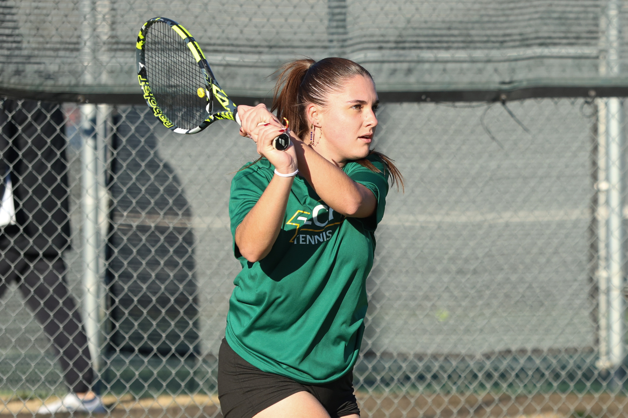 Monica Balau tennis practice (2025-26)