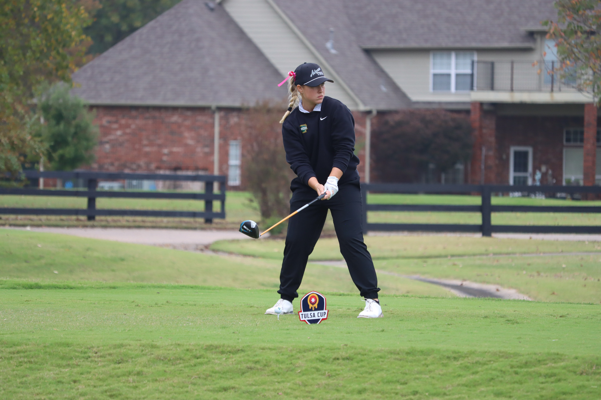 Ellen Spigner driving at Tulsa Cup