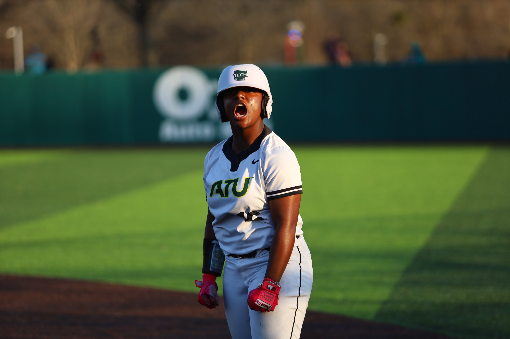 Aubree Jones celebrating